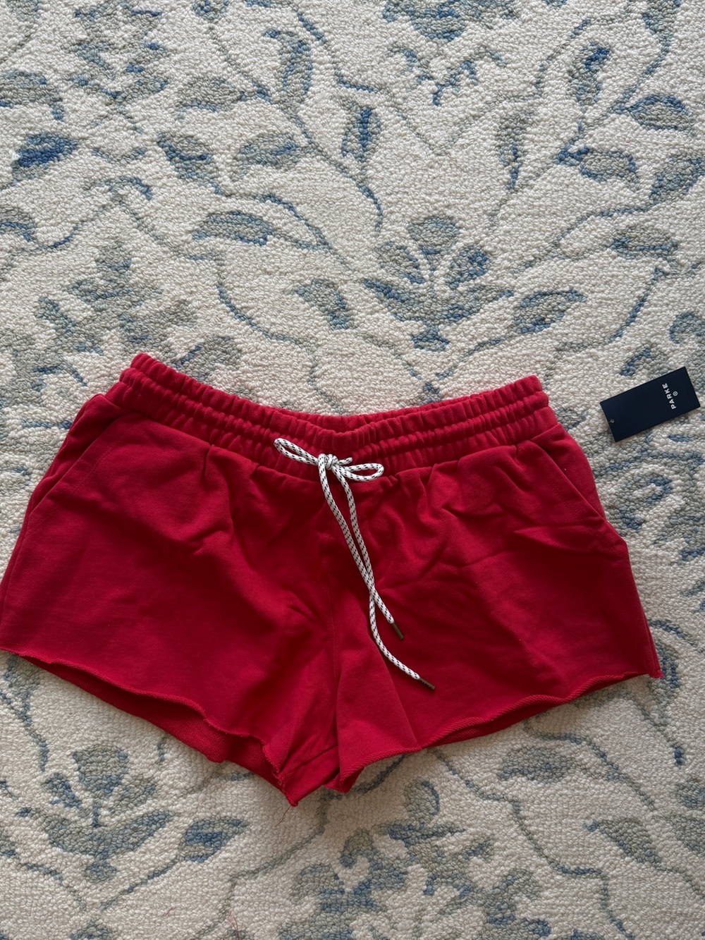 Parke x Target Red Mid-rise Pull-on Shorts (M)